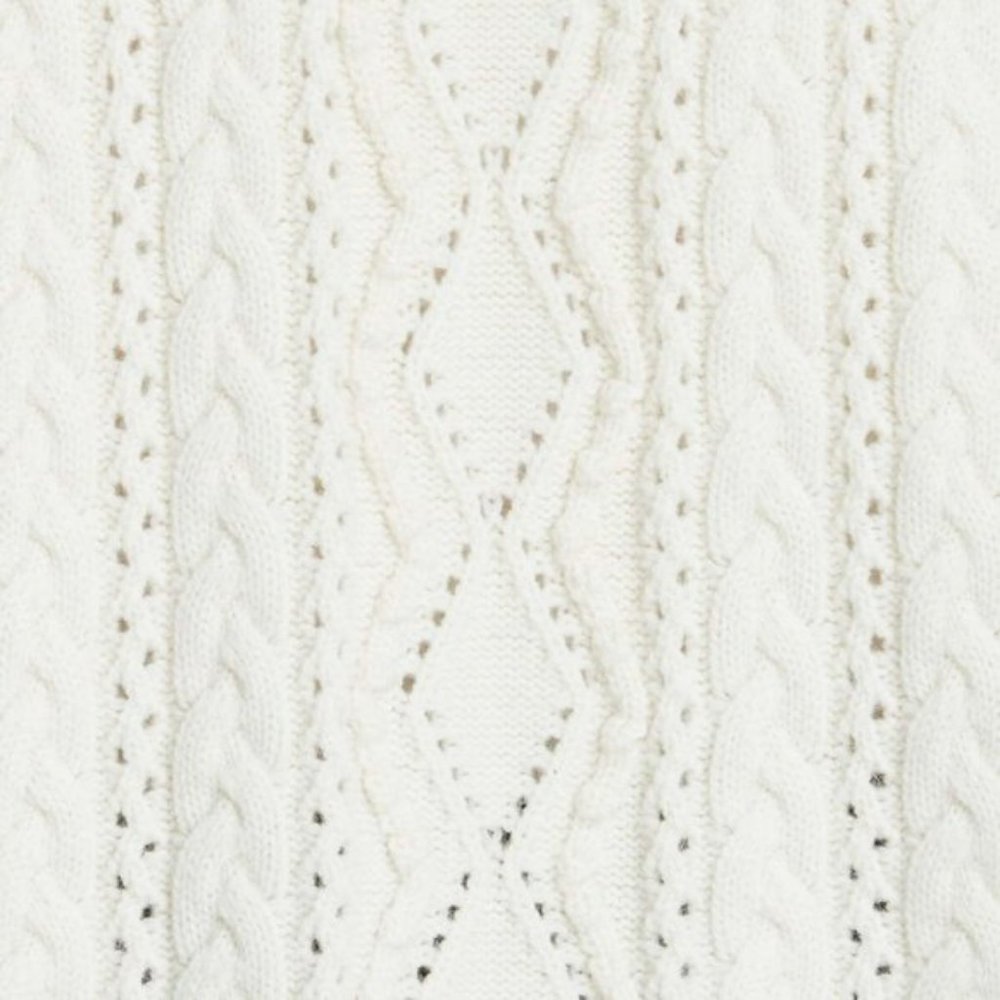 Robert Rodriguez S Cashmere Cable Cardigan Cream - Picture 5 of 13